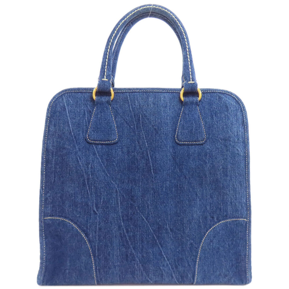 Prada Denim Bag Tote Blue